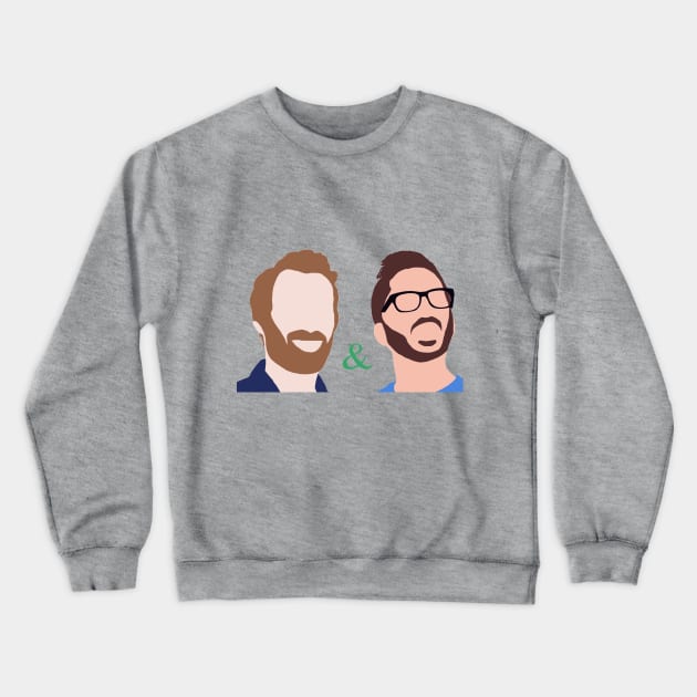 Jake and Amir Crewneck Sweatshirt by vibha